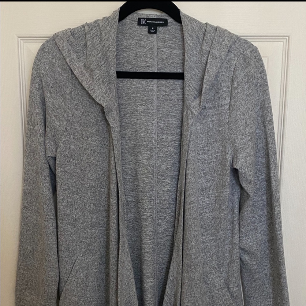 Hooded cardigan